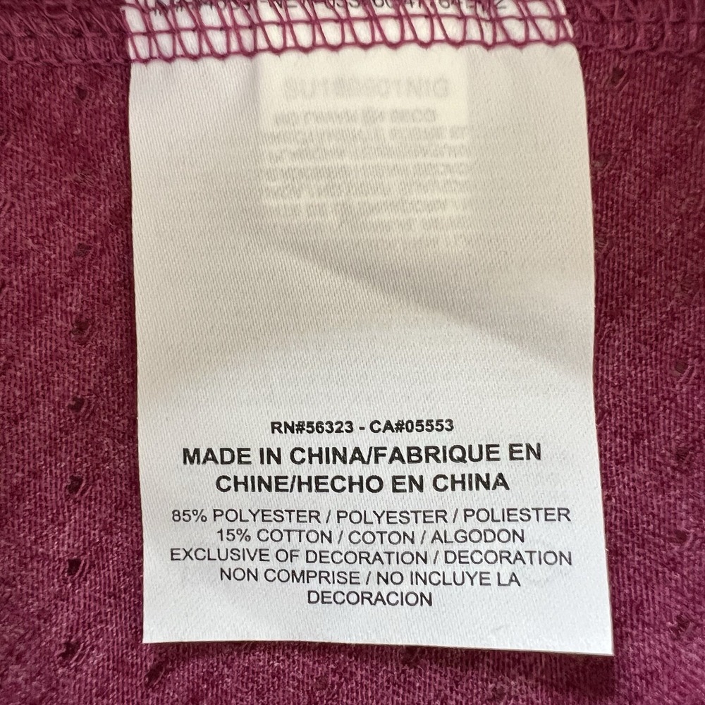 Nike Men's Dri-Fit Breathe Running Top Size S AA4858-665 Berry NEW - Picture 7 of 8